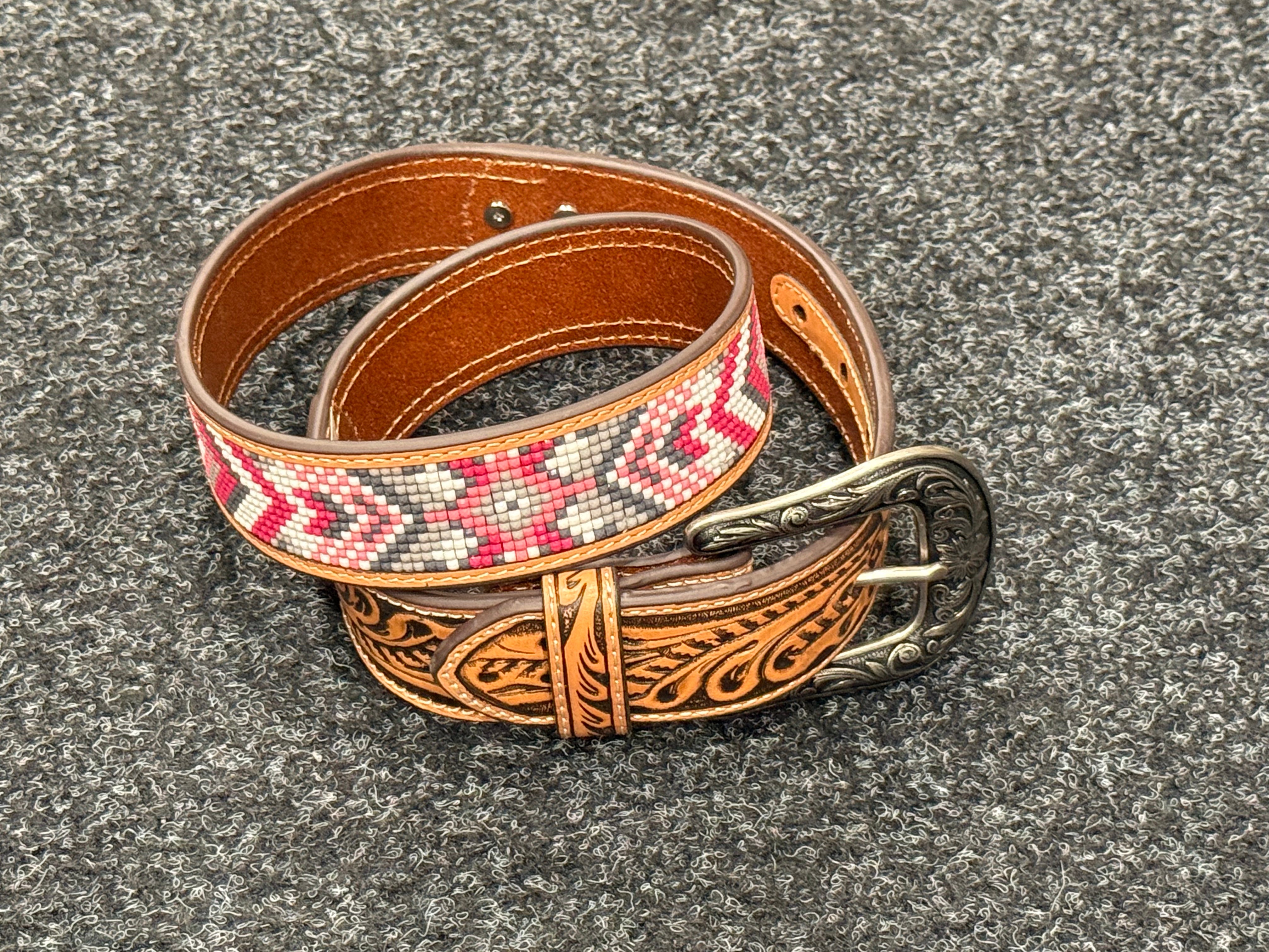 Angel Ranch Girls Beaded Pink Crystal Belt (3930) – NR  display picture 2