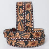 American Darling - Genuine Leather Painted Tooled Belt (280)