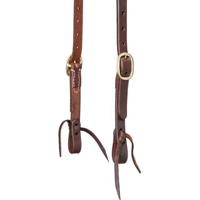 Royal King Harness Leather Gag Headstall Tie Ends
