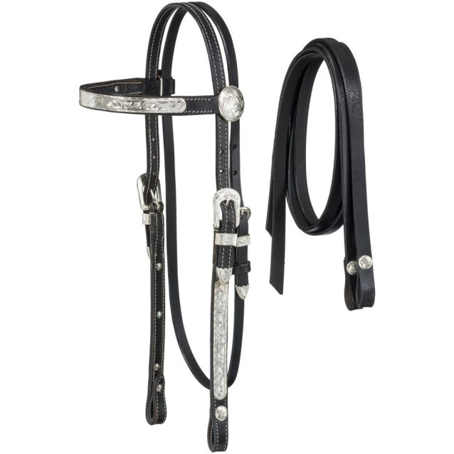 King Series McCoy Browband Headstall with Reins (FULL)