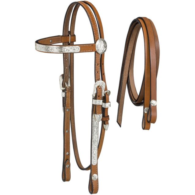 King Series McCoy Browband Headstall with Reins (PONY)