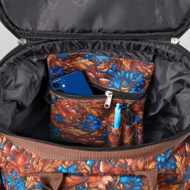 Tough1 Hand Carved Pattern Helmet / Grooming / Overnight Bag