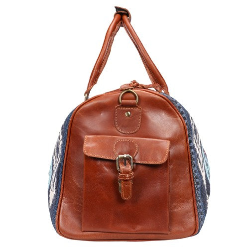 Fort Worth Overnight Navajo Bag - Blue