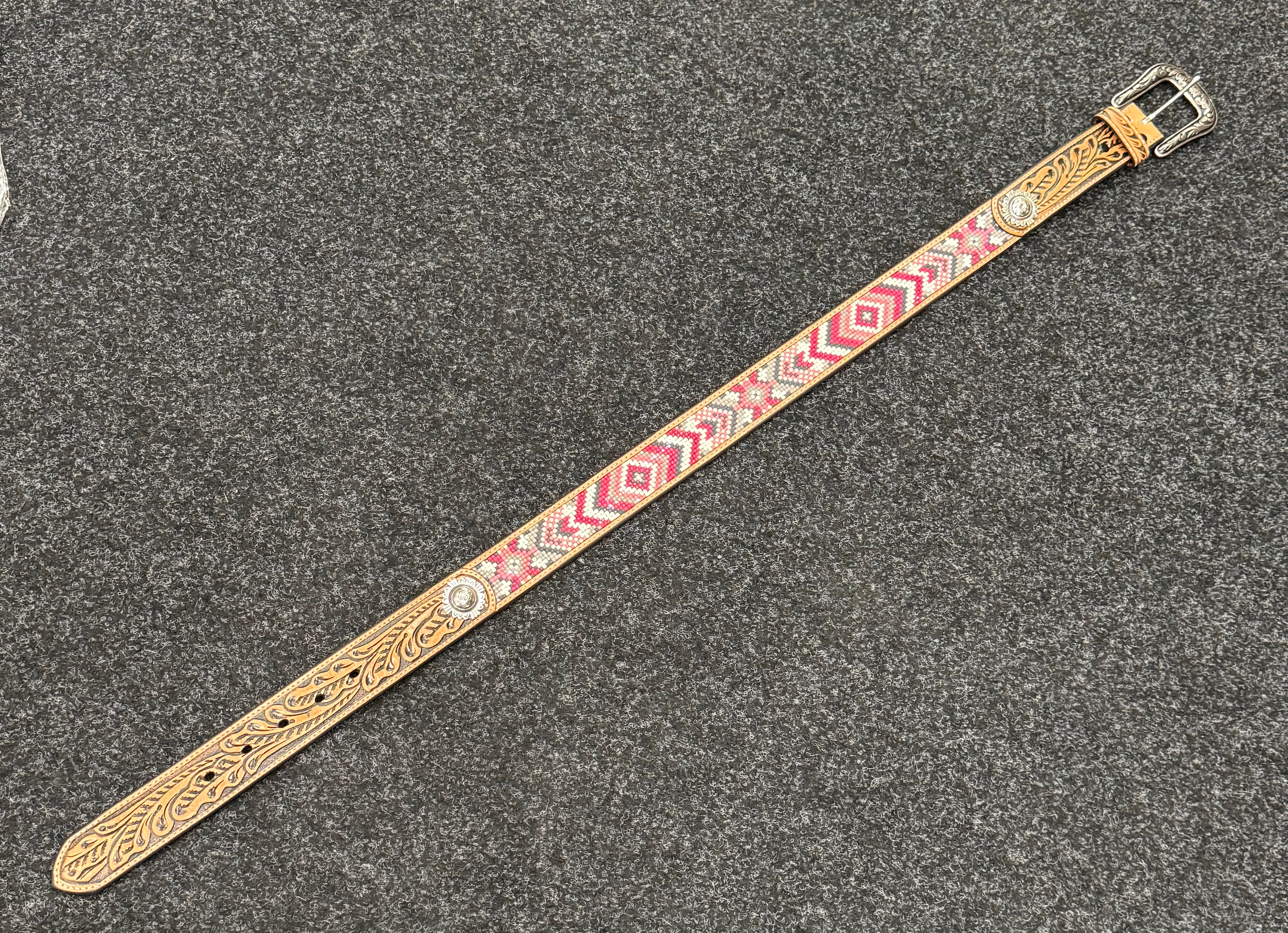 Angel Ranch Girls Beaded Pink Crystal Belt (3930)