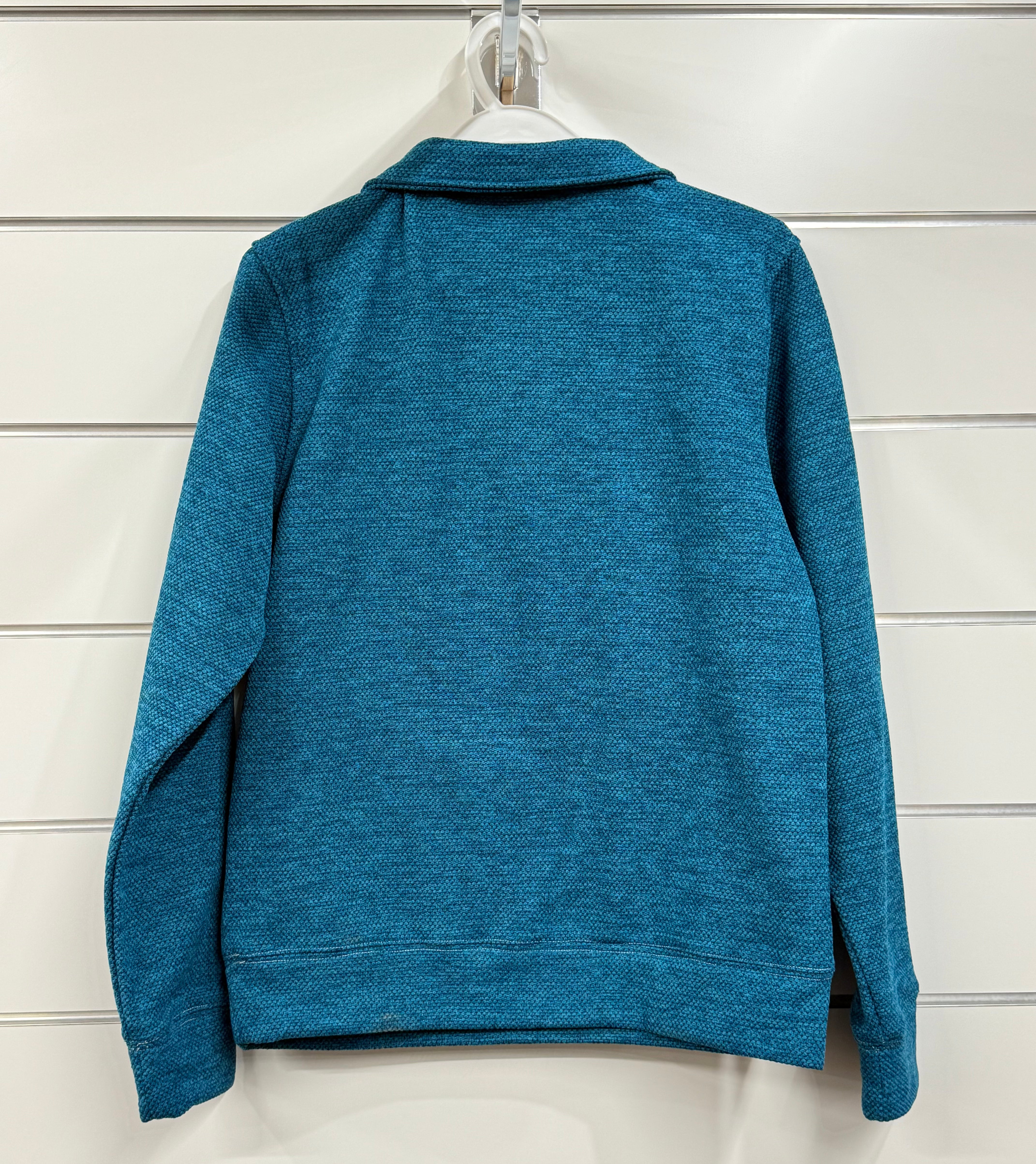 Cowgirl Hardware - Vine Skull Fleece Pullover - Teal