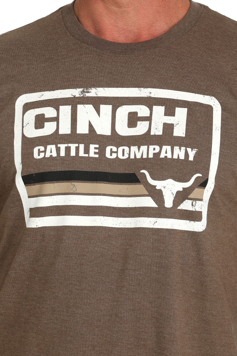 CINCH - Mens Cinch Jeans Tee - Brown