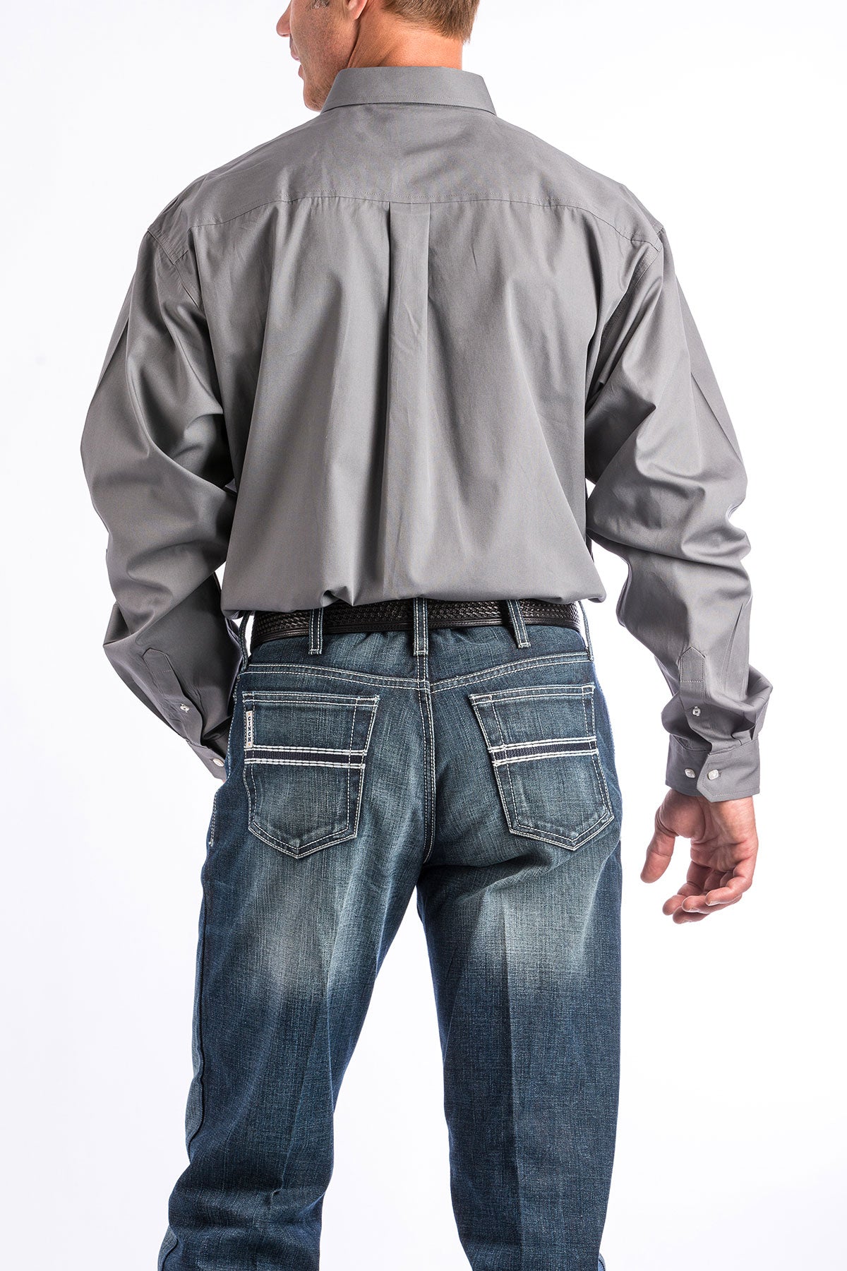 CINCH - Mens L/S Shirt - Grey