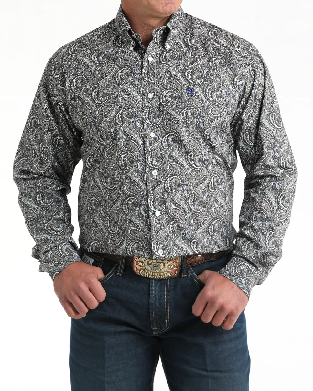 Mens Classic Fit Button Down Shirt - CINCH