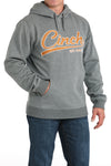 CINCH - Mens Rust Logo Hoodie Grey (8/25)
