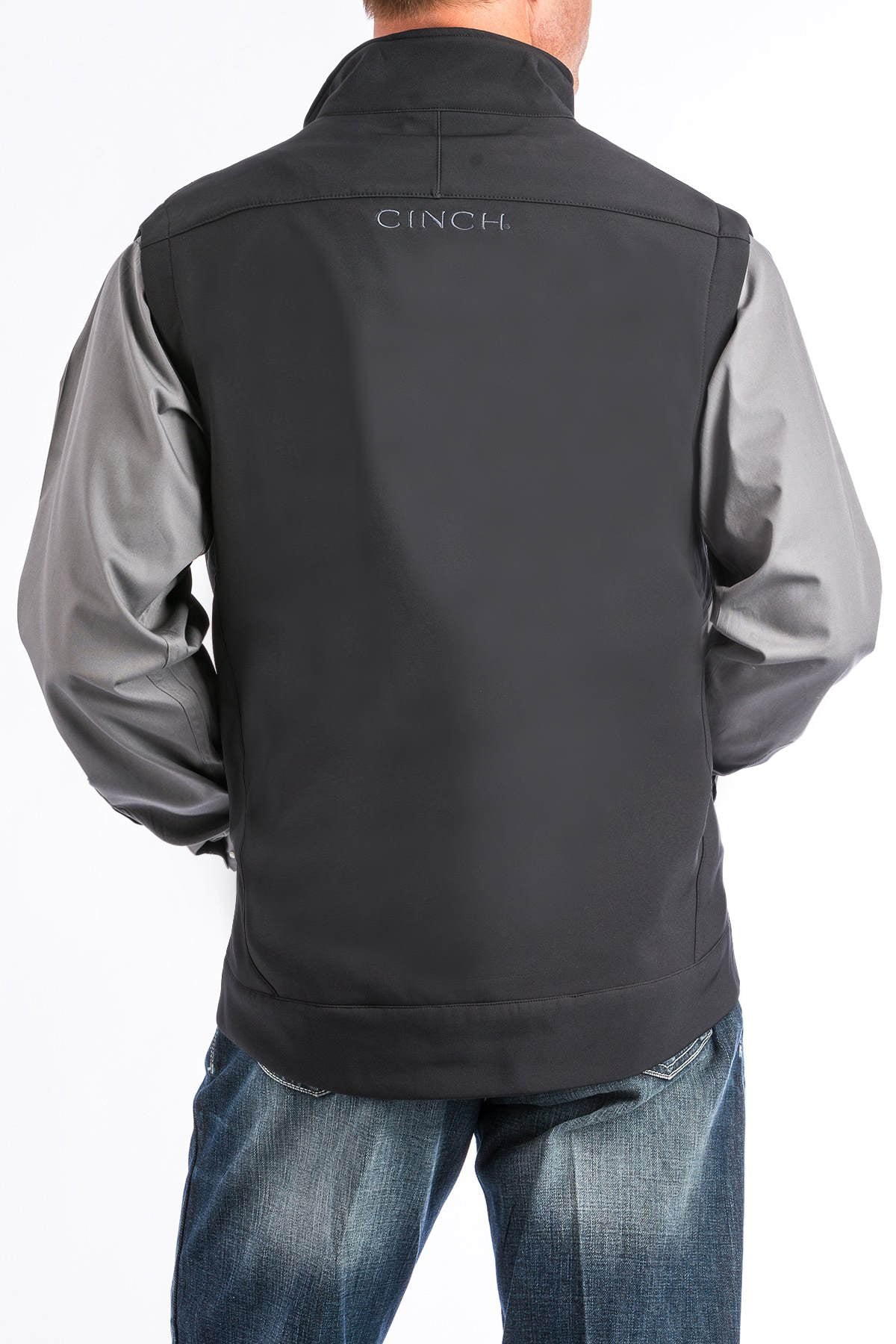 CINCH - Mens Solid Bonded Vest - Black