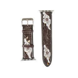 Nocona - iWatch Band Ladies Floral Calf Hair Underlay