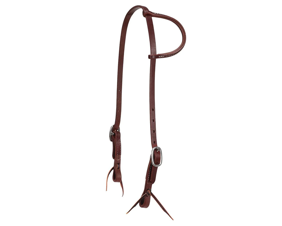 Professionals Choice Ranchhand Single Ear Headstall Double Buckle 5/8"
