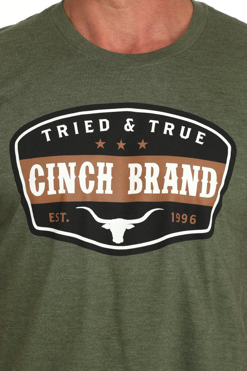 CINCH - Mens Tried and True Tee - Olive