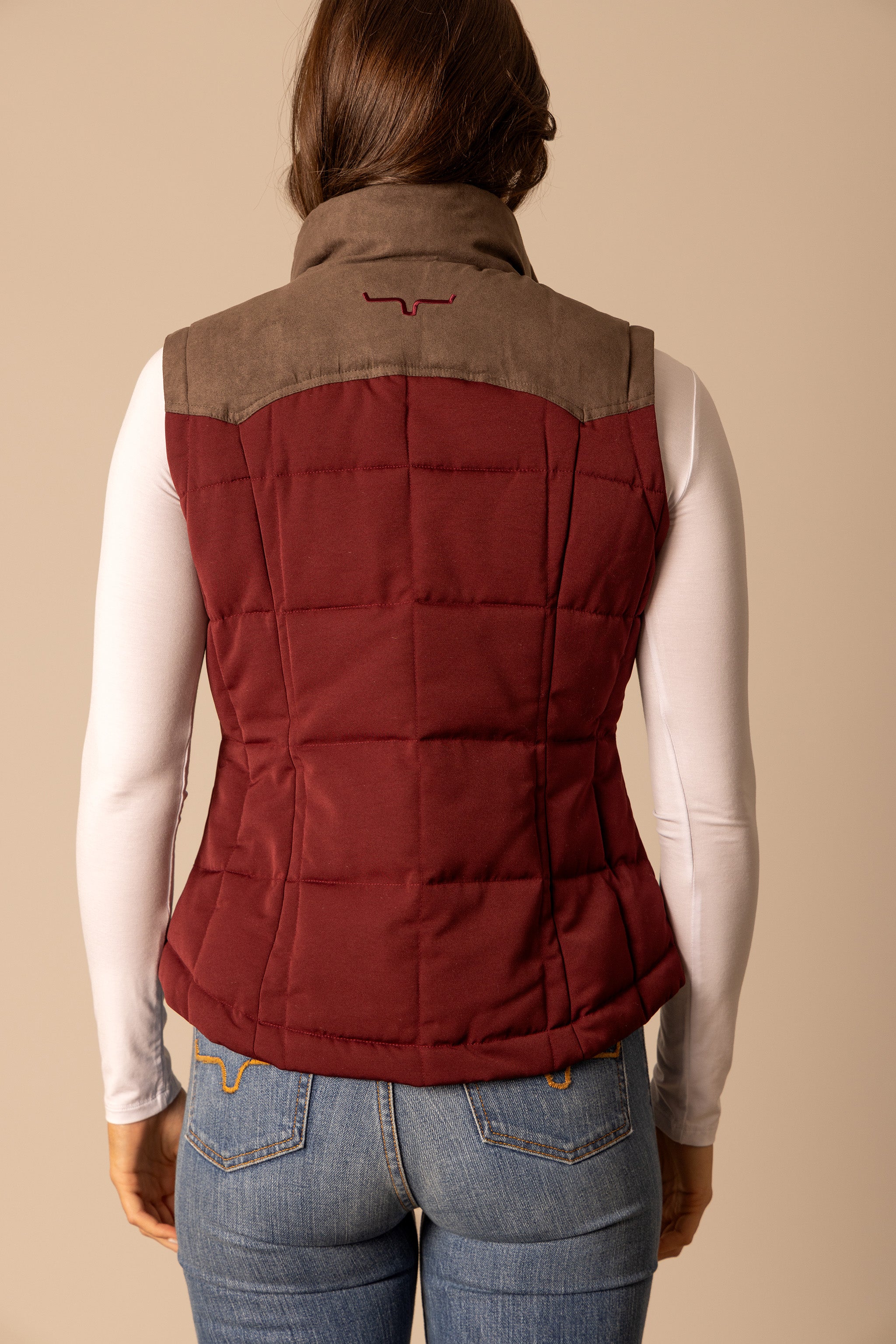 Kimes Ranch - Womans Vest Lenora - Maroon (NEW RANGE)