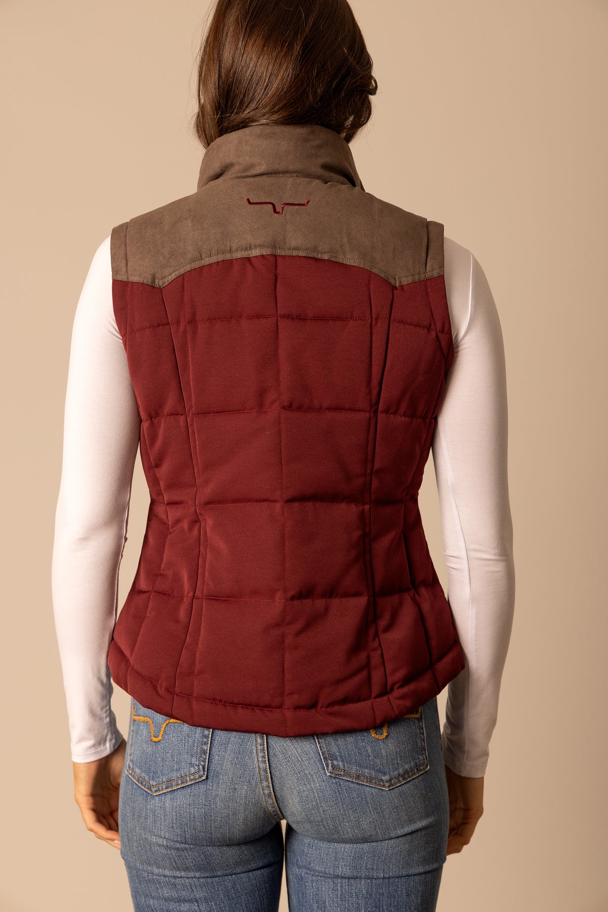Kimes Ranch - Womans Vest Lenora - Maroon