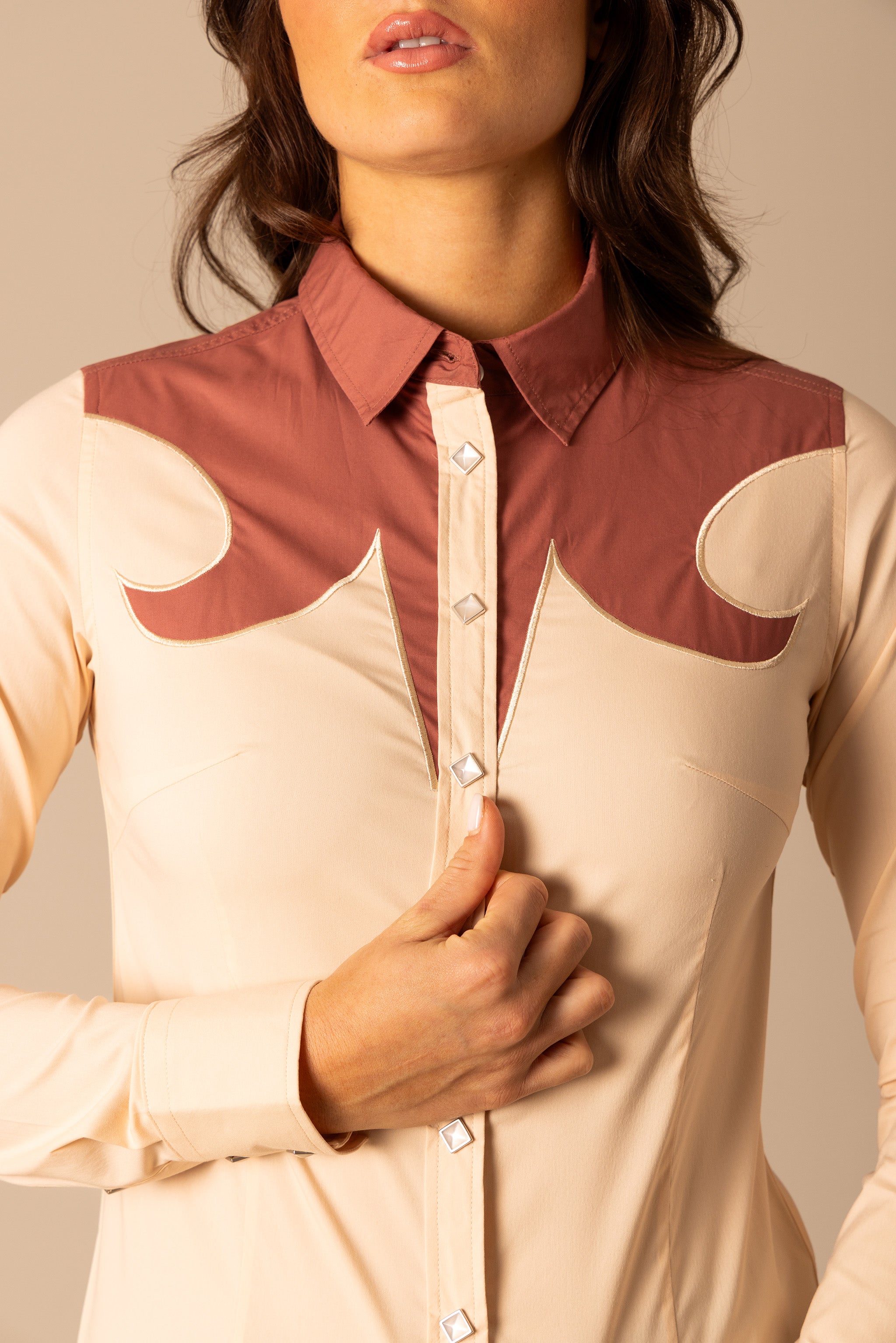 Kimes Ranch - Womans L/S Western Shirt - Mauve (NEW RANGE)